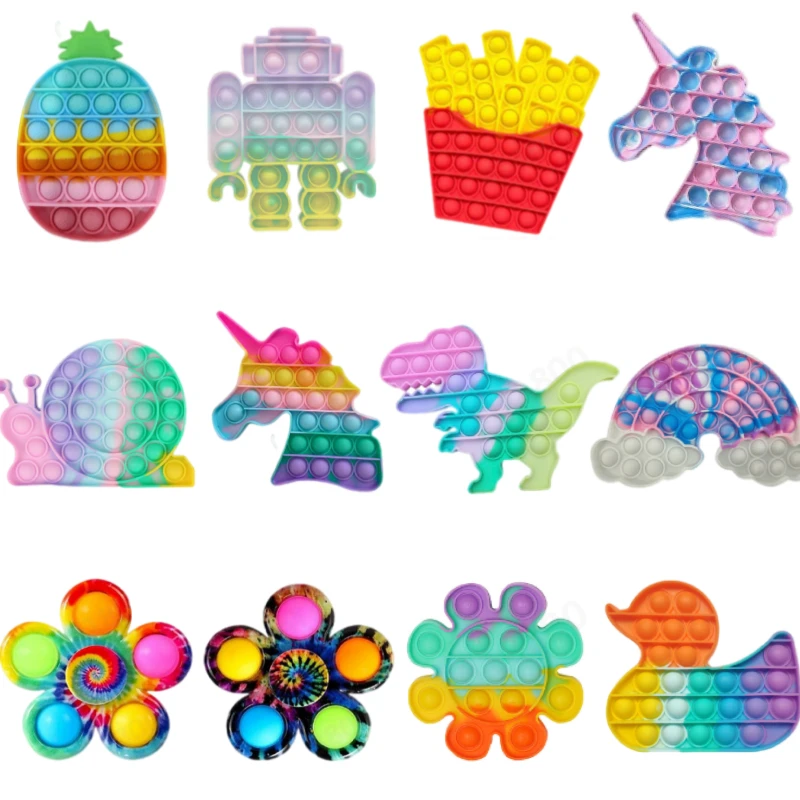 

Лидер продаж, игрушка для снятия стресса, радужная пузырьковая игрушка для снятия стресса, игрушки для взрослых и детей, сенсорные игрушки д...
