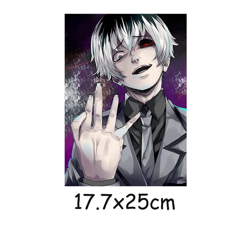 Нашивки для одежды из атаки на Титанов Levi Ackerman Большие зеркальные виниловые