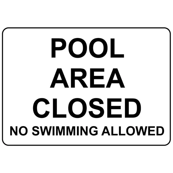Closed area. No closed. No Diving sign.