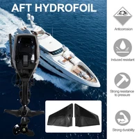 small hydrofoil boat motor stabiliser enigne components 1 pair for 4 50hp outboard with bolt nut abs black boat parts