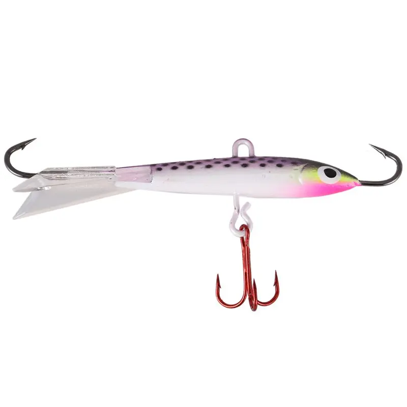 1 шт. зимняя приманка для ловли льда 3D глаза жесткая балансирующая рыбалки