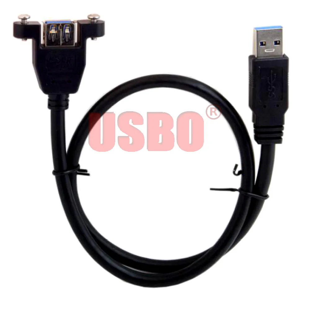 Удлинитель USB 0 5 с винтовым отверстием Гбит/с 8/3 м|Кабели USB| |