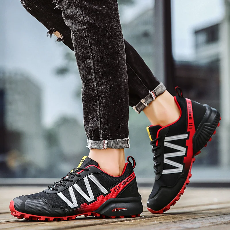 

New mountain non-slip wear-resistant cycling shoes, men's outdoor cycling sports shoes, non-locking rubber-soled cycling shoes