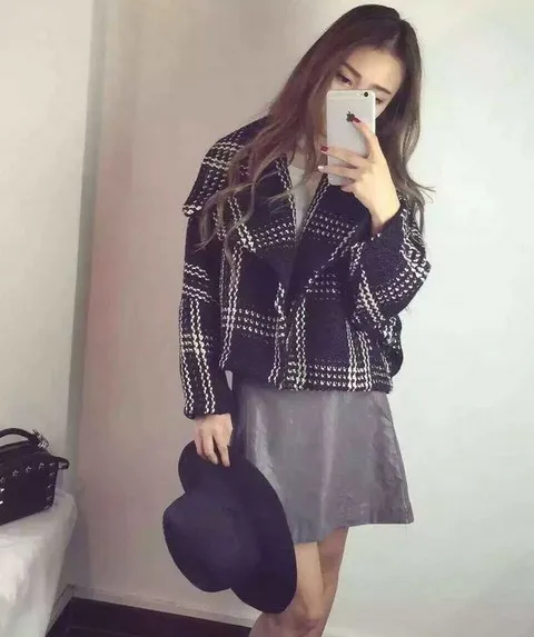 Осенняя и зимняя новая свободная Толстая шерстяная куртка Корейская версия