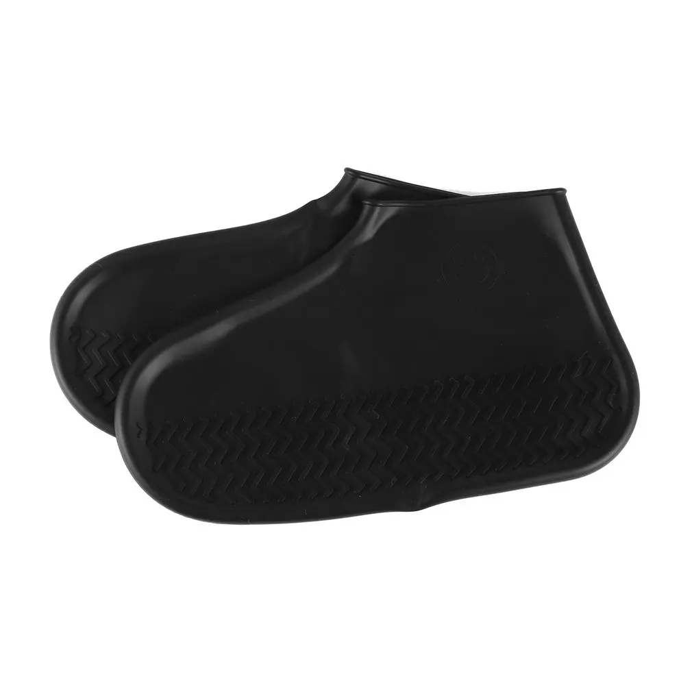 1 Pair Reusable Latex Waterproof Rain Shoes Covers Slip-resistant Rubber Boot Overshoes Accessories | Дом и сад