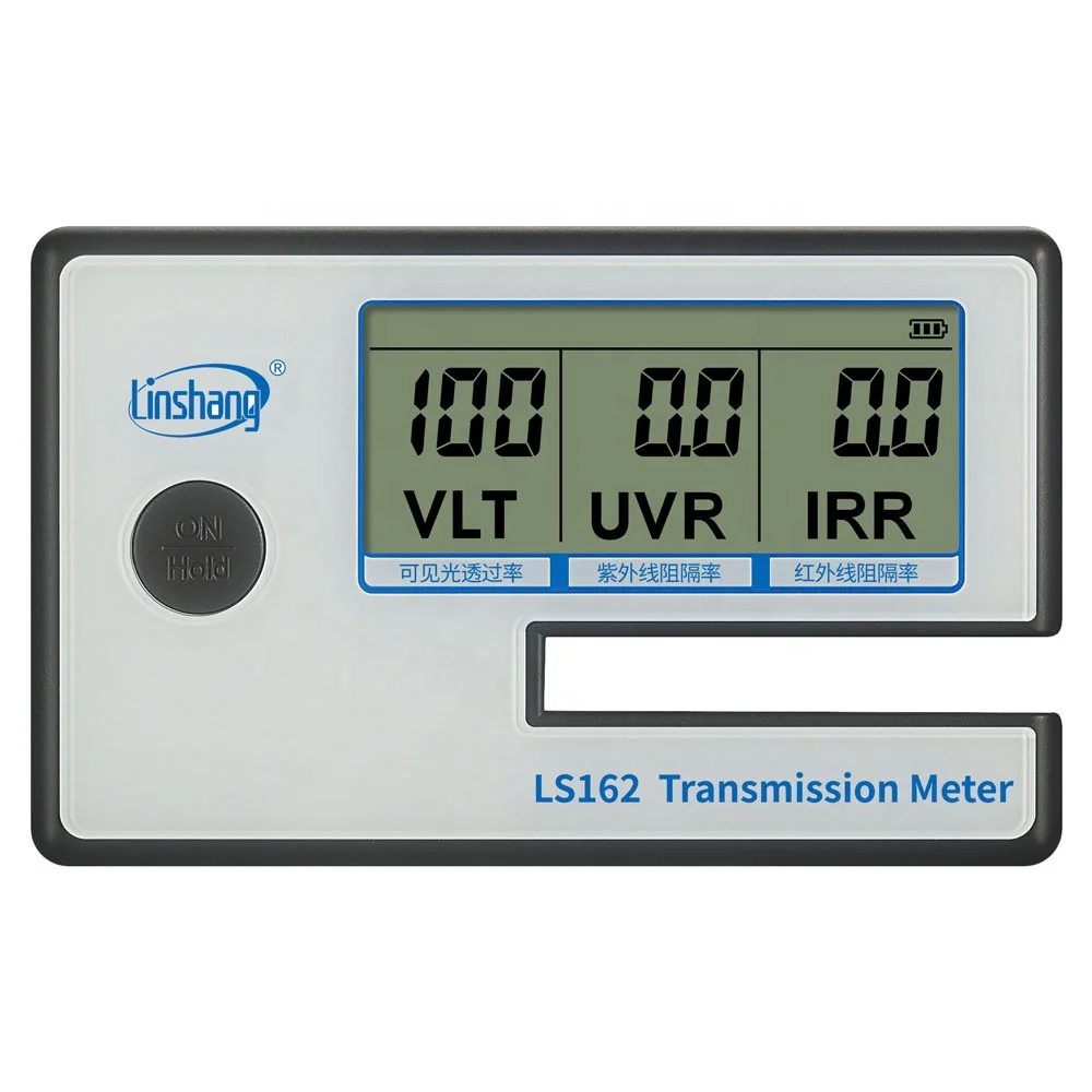 

New Professional LS162 Window Tint Meter Solar Film Transmission Meter VLT UV IR Rejection Tester Light Transmission Meter