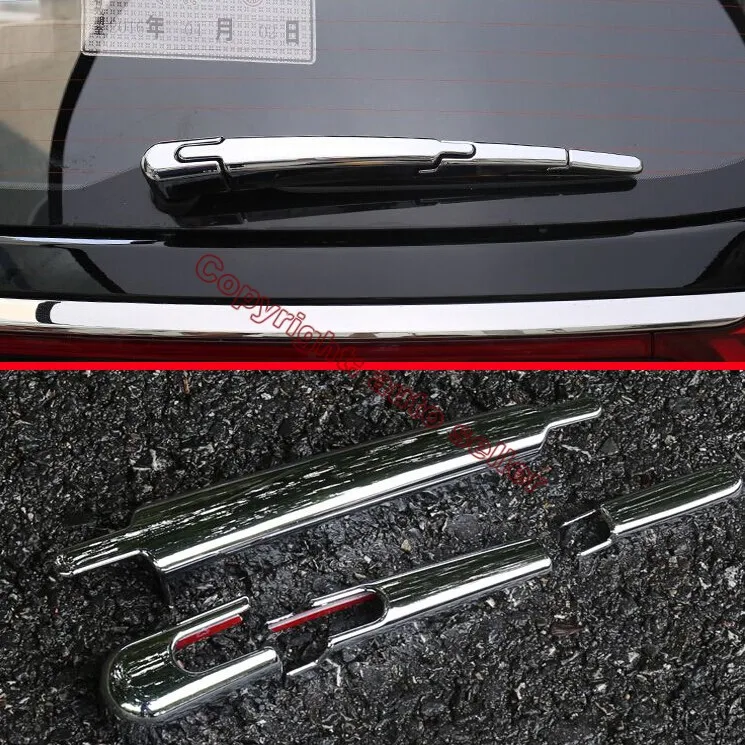 

ABS Chrome Rear Window Wiper Arm Blade Cover Trim Overlay Nozzle Molding Garnish For KIA Sportage 2016 2017 2018