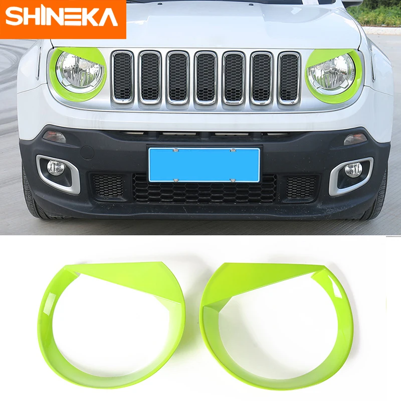 SHINEKA Автомобильная наклейка для Jeep Renegade 2016 2017 светильник-зеленая 2018 | Автомобили и