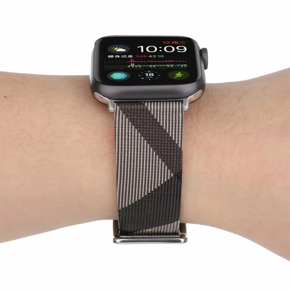 Натуральная кожа ремешок для наручных часов Apple Watch, ремешок 44/40 мм обувь для мужчин и женщин часы ремешок 42 38 мм и нержавеющая сталь металлический корпус для наручных часов iwatch серии 5 4 3 2 1