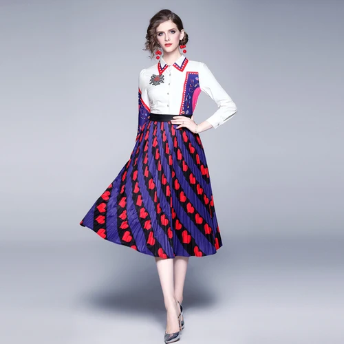 Женское платье с цветочным принтом в этническом стиле европейском и