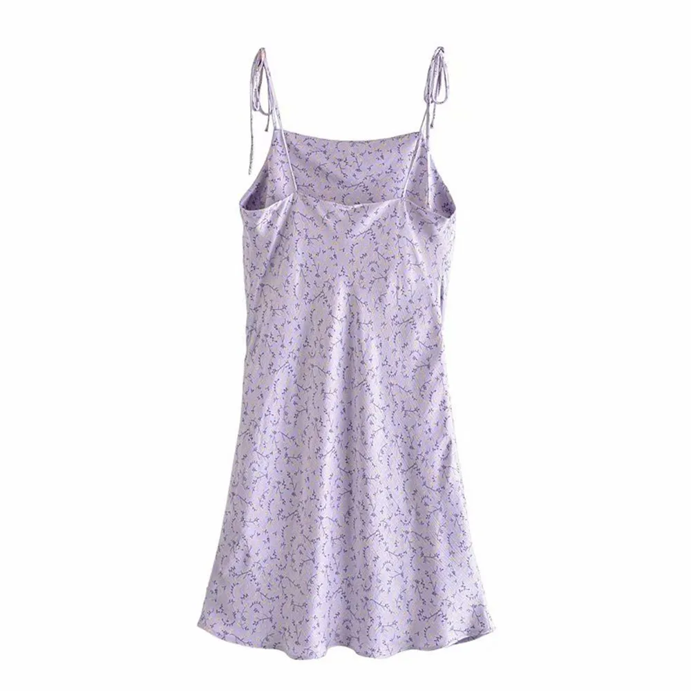 

2021 ZA summer new sling printed close-fitting sexy mini dress for women RA 9479100 9479/100