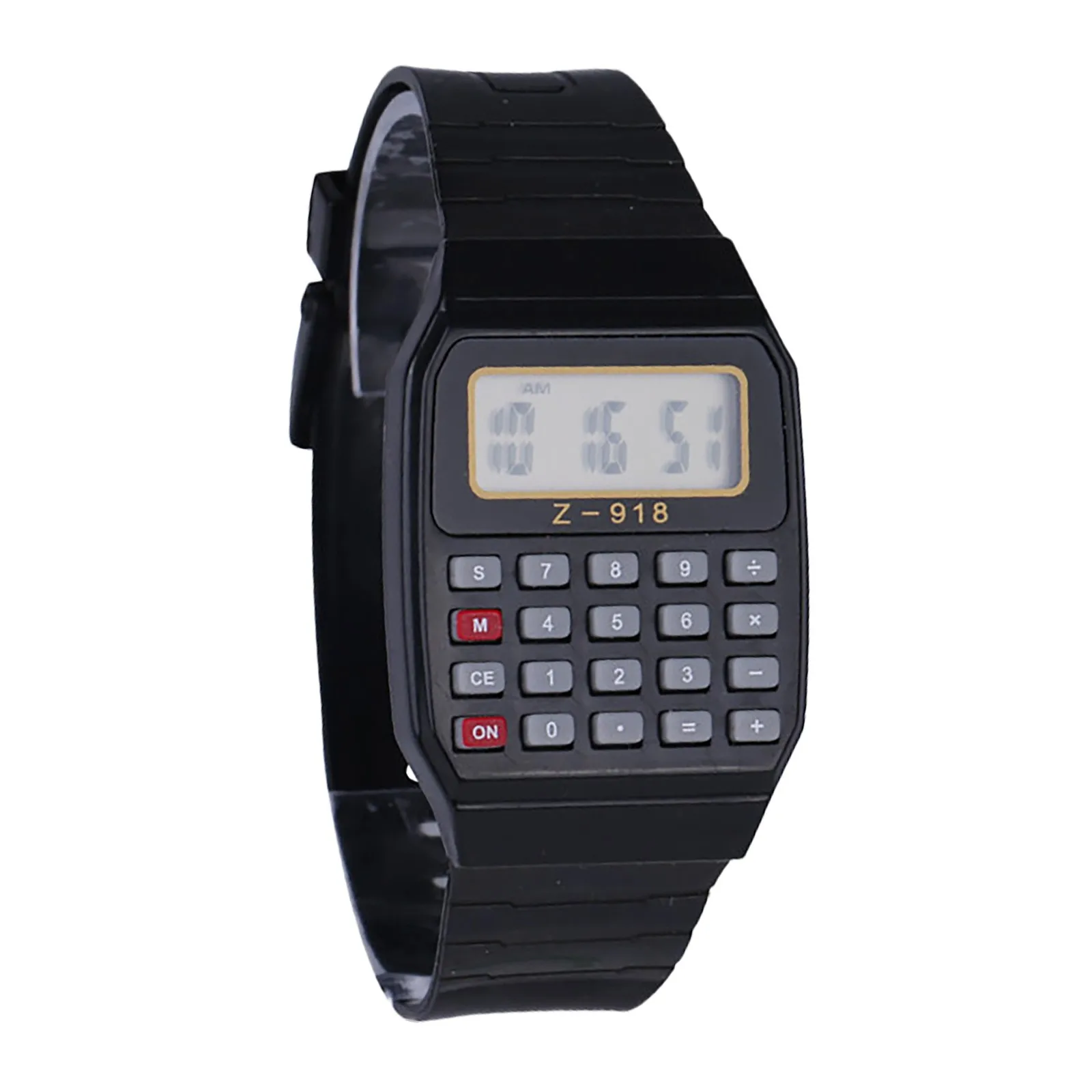 Детские многофункциональные наручные часы Fad с силиконовым датой и электронным