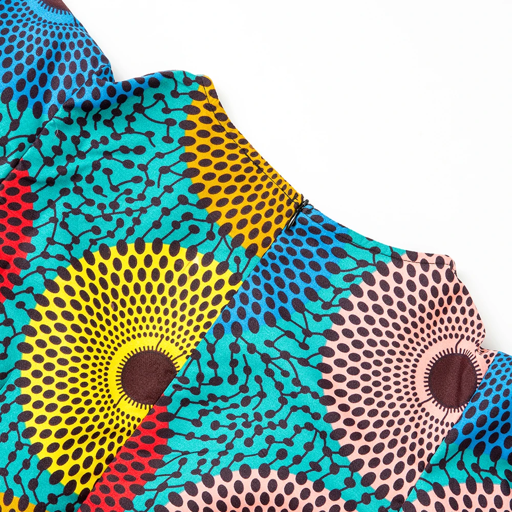 

African dresses for women 2021 New ankara dresses sexy dress wax print dress african clothes women sexy party dress