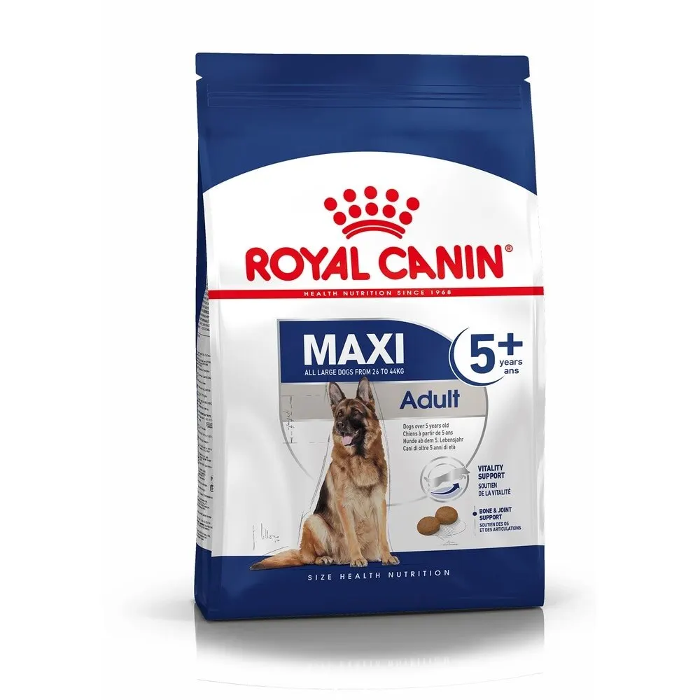 Royal Canin Maxi Adult 5+ корм для собак старше 5 лет крупных пород 15 кг | Дом и сад