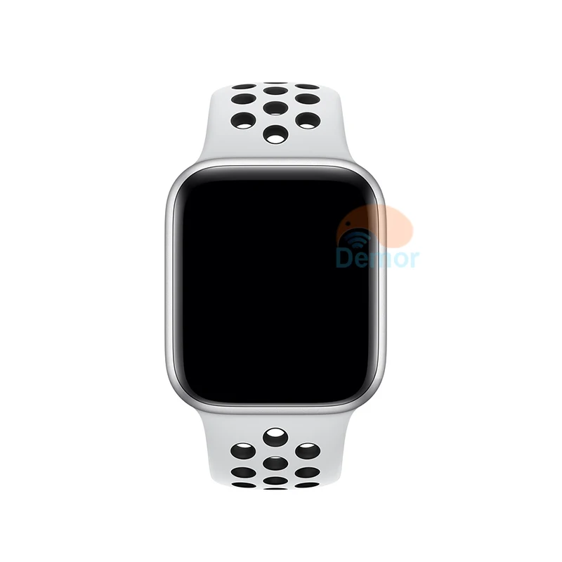 White Black DEMOR IWO 12 Смарт-часы подключенные Bluetooth 40 мм 44 мм Мужские и женские IWO12 умные часы для iOS iPhone 11 Android телефонов Apple Watch 5 - Цвет: White Black