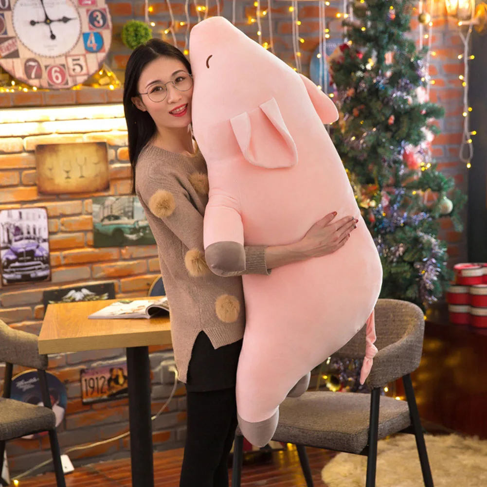 

Unisex Lovely Plush Doll Pillow Gift Kids Down Pig Hugging Baby PP Cotton Stuffed Girlfriend Cuddly Decoration Soft