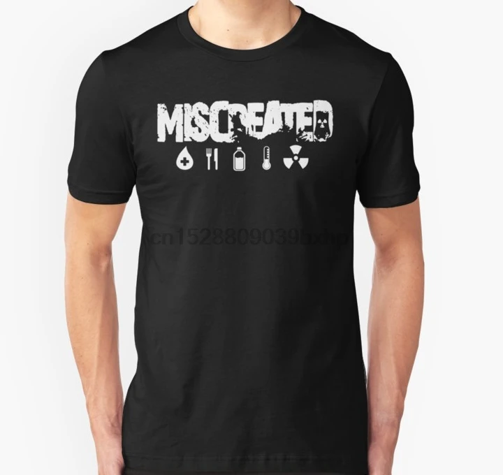 Мужская футболка с коротким рукавом Miscreated Белый текст (официальный) женская