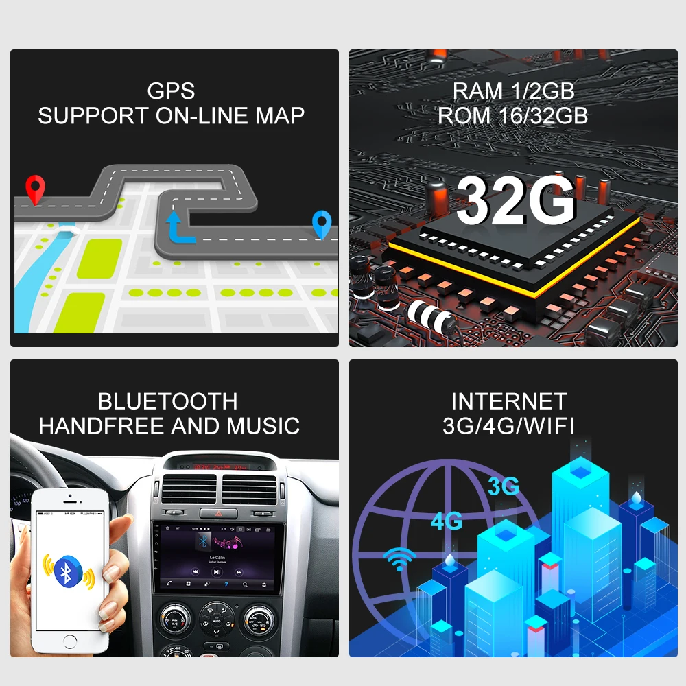 ISUDAR автомобильное радио для Grand Vitara 3 2005 2015 2 din Android 9 Авторадио Мультимедиа GPS DVR