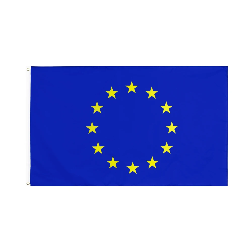 60x9 0 см/90x150 см Флаг Европейского союза 2x3 фута/3x5 футов синий фон круг 12 звезд