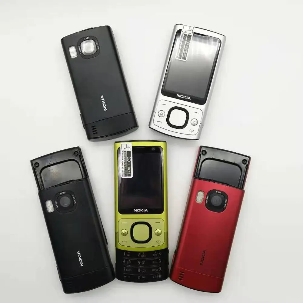 Восстановленный Nokia 6700 s оригинальный мобильный телефон слайдер S Bluetooth FM JAVA 5MP 3G