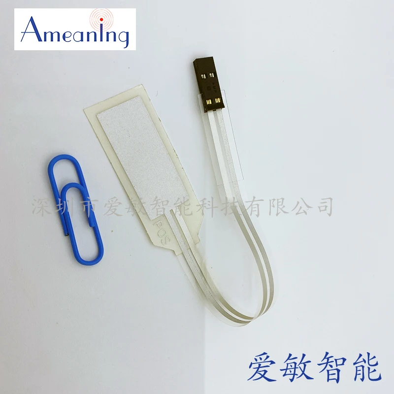 PVDF Piezoelectric Film Vibration Sensor FDT1-028K Breath Pulse Motion Monitoring Flexible Lead | Инструменты