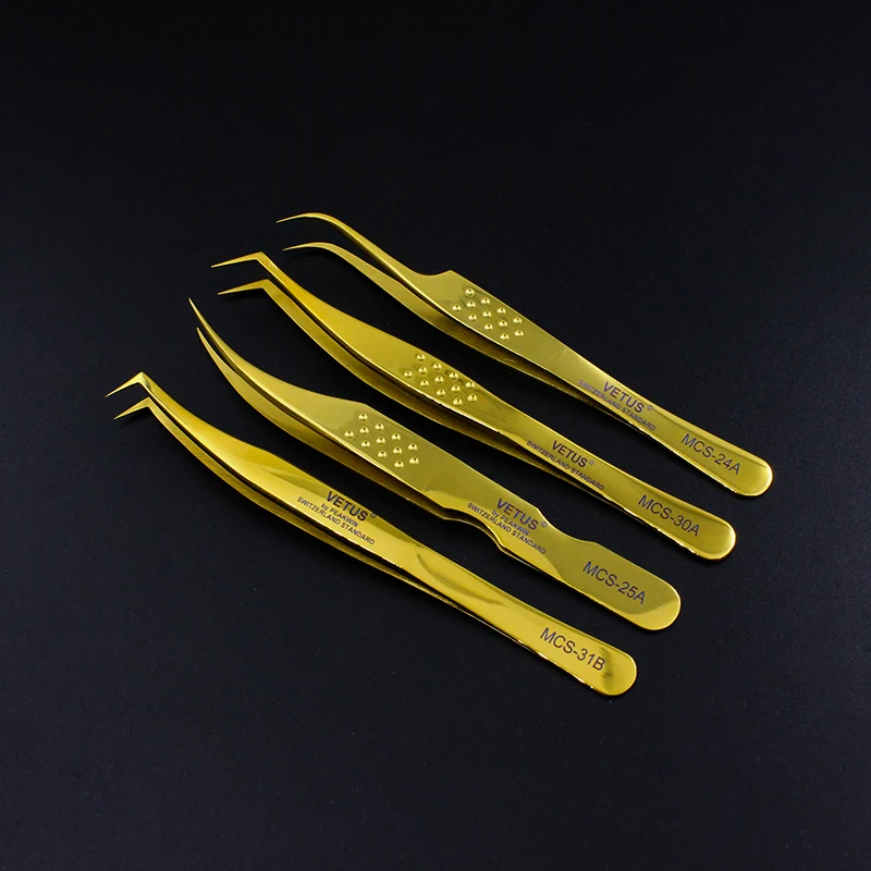 Высокоточный Пинцет для ресниц VETUS Профессиональный пинцет увеличения объема