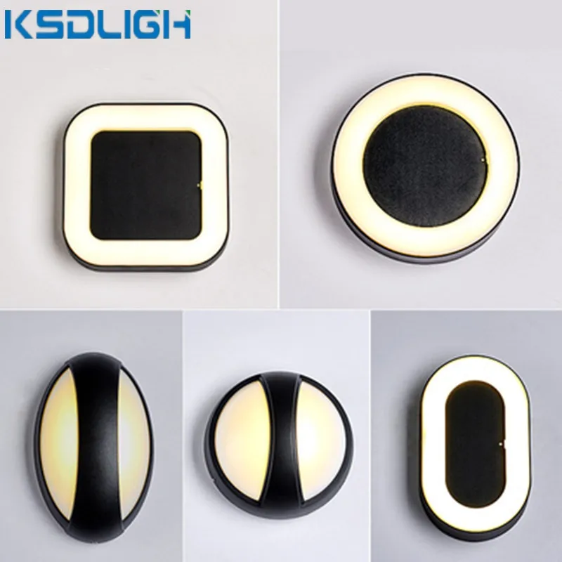 

Светодиодный настенный светильник Открытый водонепроницаемый IP65 садовый декор бра крыльцо коридор светильник балкон светильник потолочн...