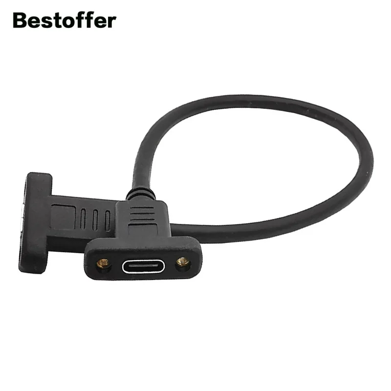 30 см 60 1 м 8 USB C Type-C Штекерный/Женский к женскому 10 Гбит/с удлинитель USB3.1 кабель для