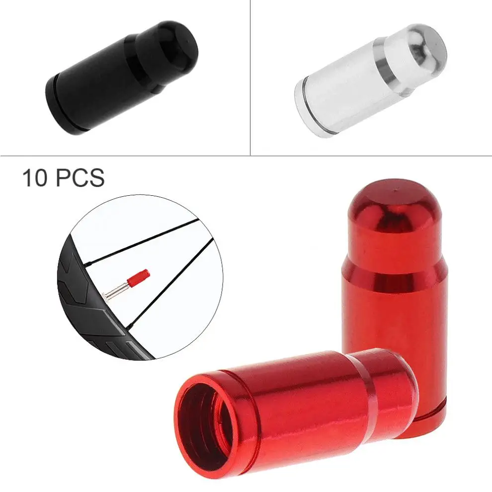 10pcs/set Ultralight Aluminum Alloy Presta Valve Cap Bike Wheel Tire Covered Protector for Bicycles | Спорт и развлечения