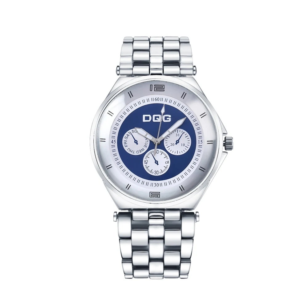 Часы мужские кварцевые круглые из нержавеющей стали |