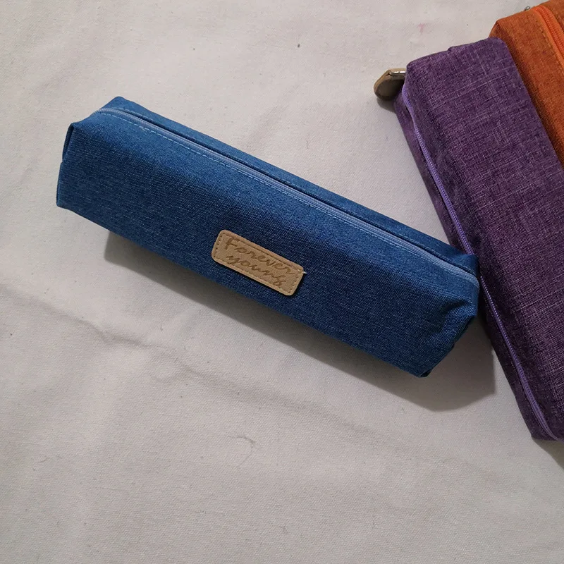 Blue Чехол для карандашей школьные принадлежности kalem kutusu trousse scolaire stylo kawaii estuche escolar gran capacidad utiles escolares novedosos - Цвет: Blue