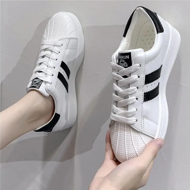 

2021 shell-toe women board shoes fashion casual shoes women Sports Shoes Trendy Ladies Outdoor Running Shoes Ms Street Sneakers
