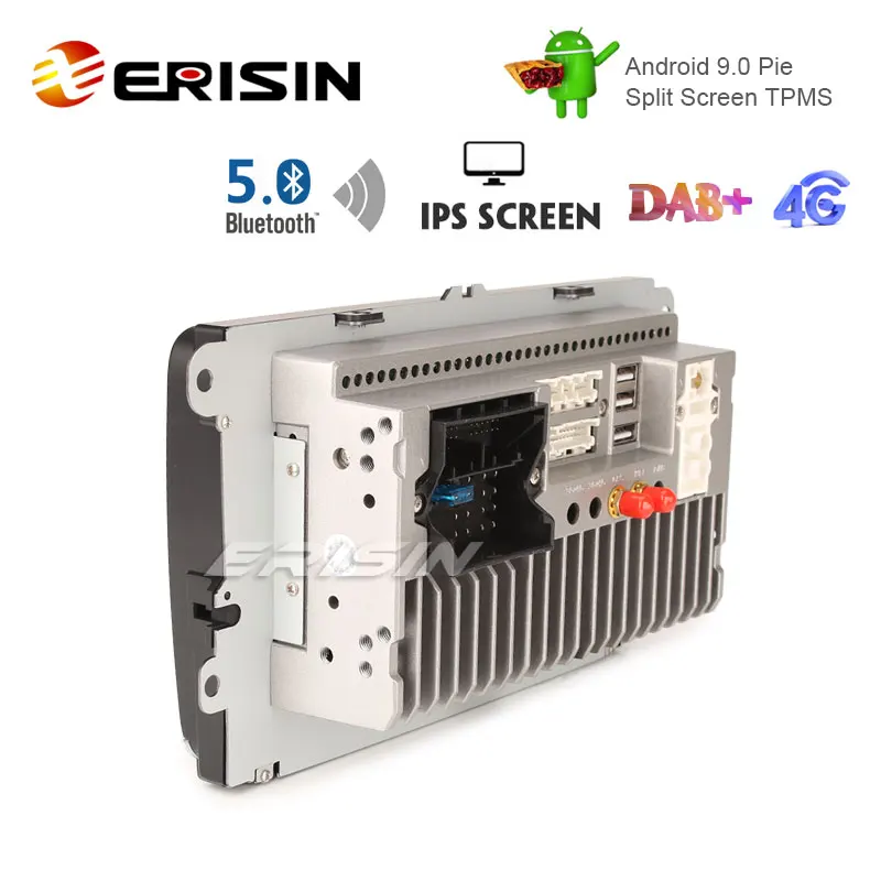 Erisin ES8028V 9 &quotDAB + Android 0 Автомобильный GPS IPS Bluetooth 5 для VW Passat Golf 5/6 Polo Tiguan Eos Caddy