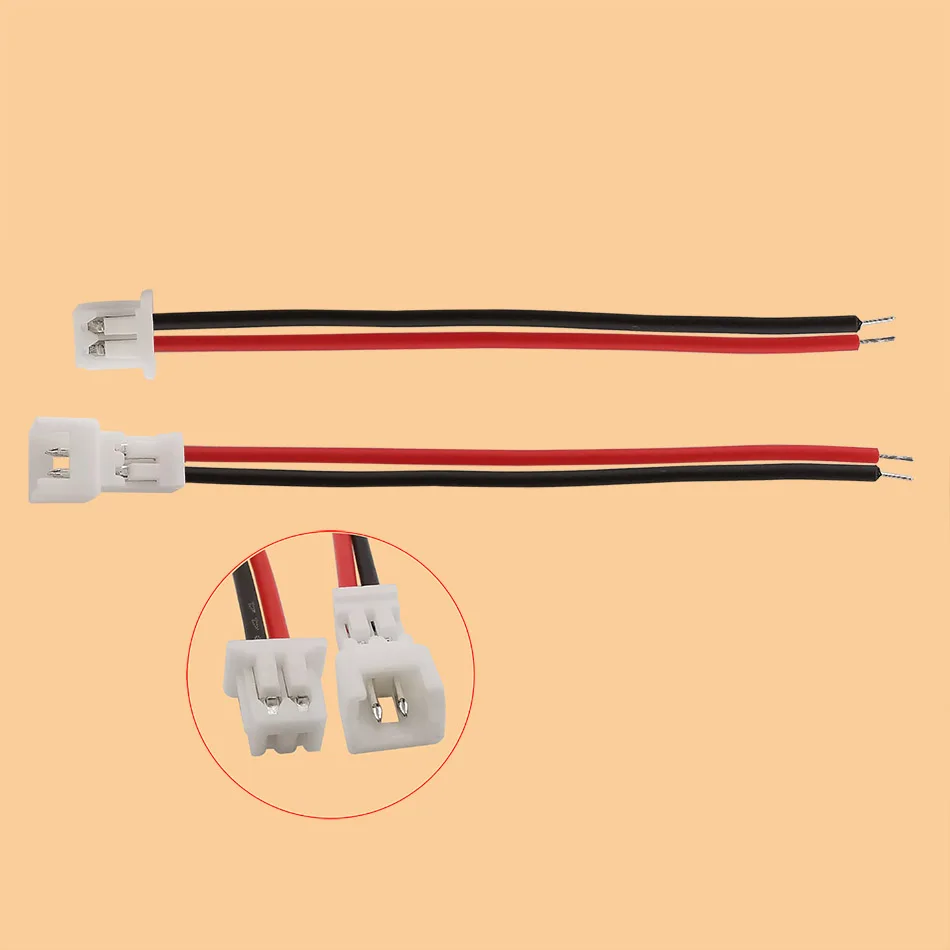 5 пар JST 1 25 мм 2 Pin Micro Male Female Plug Jack провод кабельный разъем для игрушек небольших