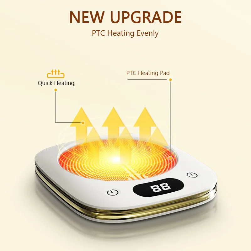 Электрический кофейный/кружка/коврик для чашки/подогреватель грелка с таймером 3