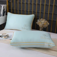 high end cotton new solid color down comfort pillow hot drill pillow point drill three dimensional pillow core can be washed