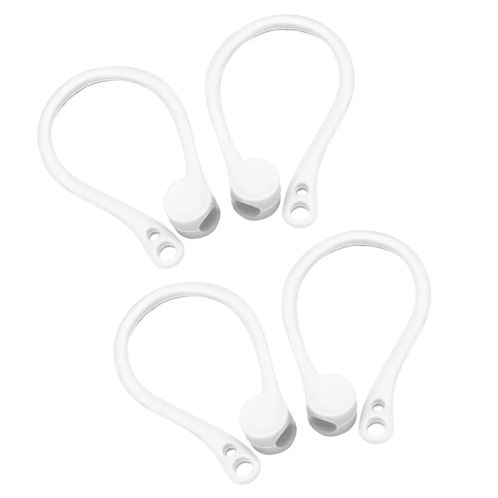 

2 Pairs Protective Earhooks Holder Secure Fit Hooks Compatible for Airpods Wireless Earphone Accessories Sports Anti-lost Ear Ho