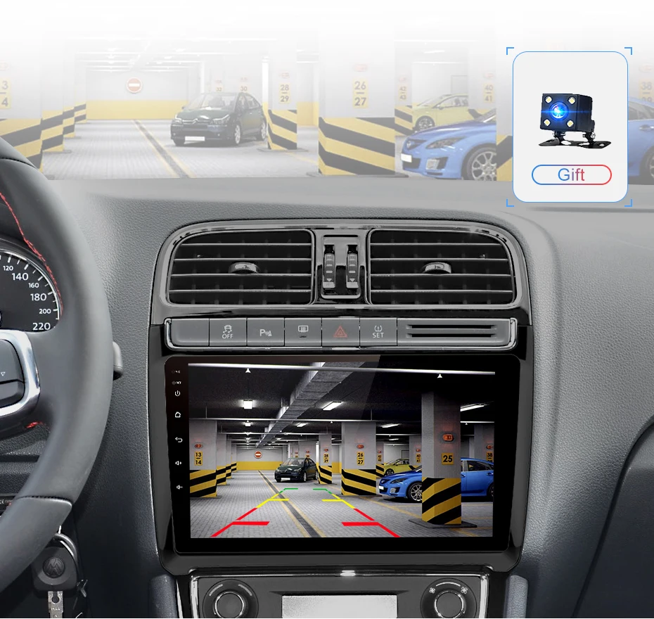 Junsun V1 2G+ 32G Android 9,0 для Volkswagen POLO 2012- автомобильный Радио мультимедийный видео плеер gps RDS 2 din dvd