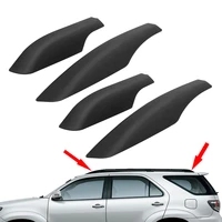 for toyota fortuner hilux an50 an60 sw4 2004 2013 2014 2015 replace roof rack bar rail end cover shell cap 4pcs car accessories