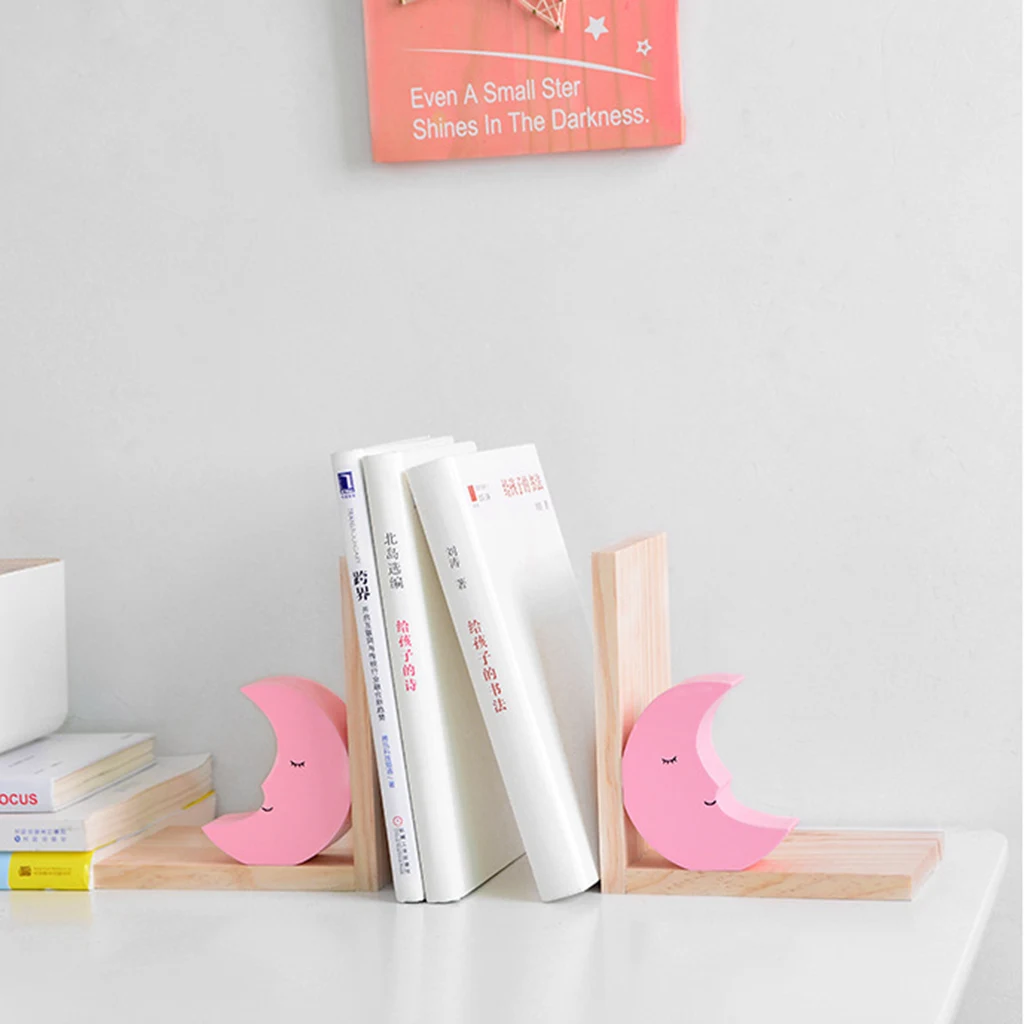 Desk Organizer Literature Photo Display Rack Wood Adjustable Desktop Storage Bookcase Shelves for Office Home | Канцтовары для