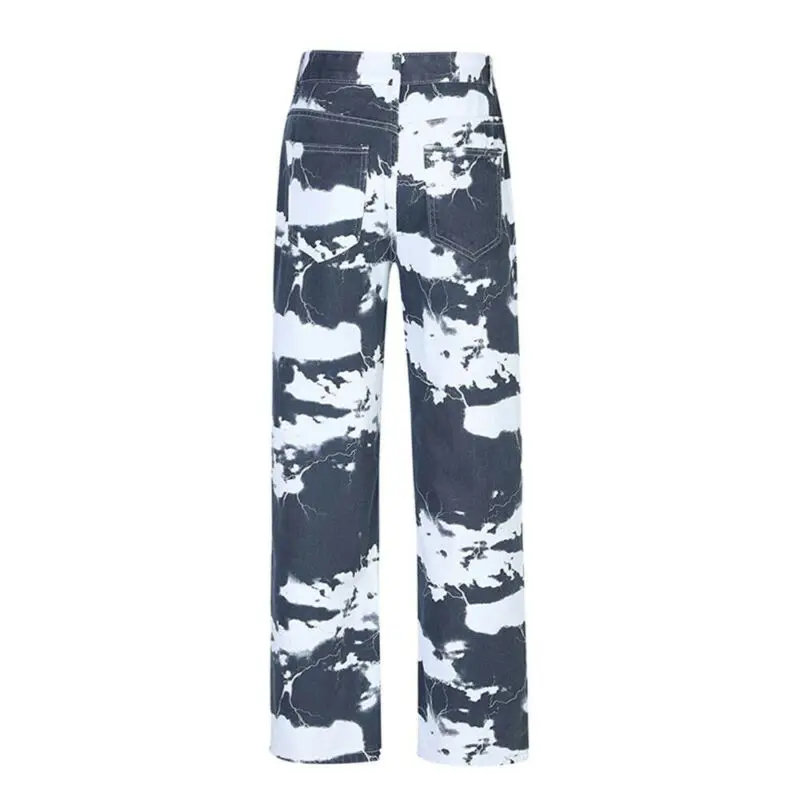 

Men Fashion Camouflage Printed Straight Leg Pants Outdoor Cargo Combat Trousers