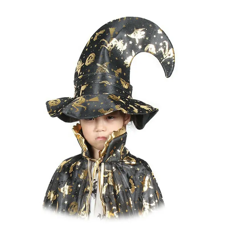 Хэллоуин Детские праздничные шапки Волшебная Кепка Для Взрослых женская шляпа