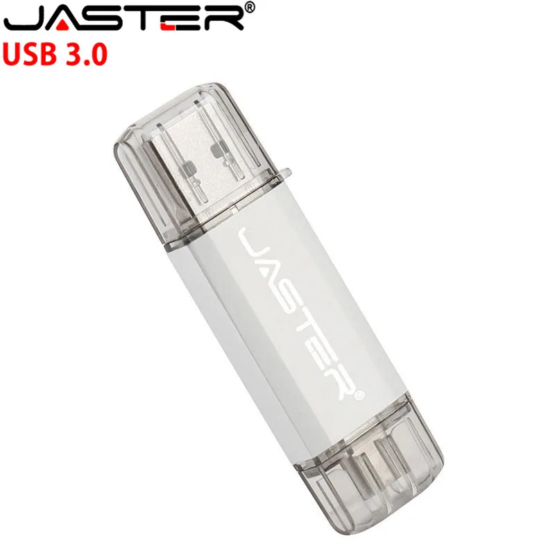 JASTER USB 3 0 Type C OTG флэш накопитель U диск Pendrive для мобильных телефонов/ПК 128 Гб 64 ГБ 32 16