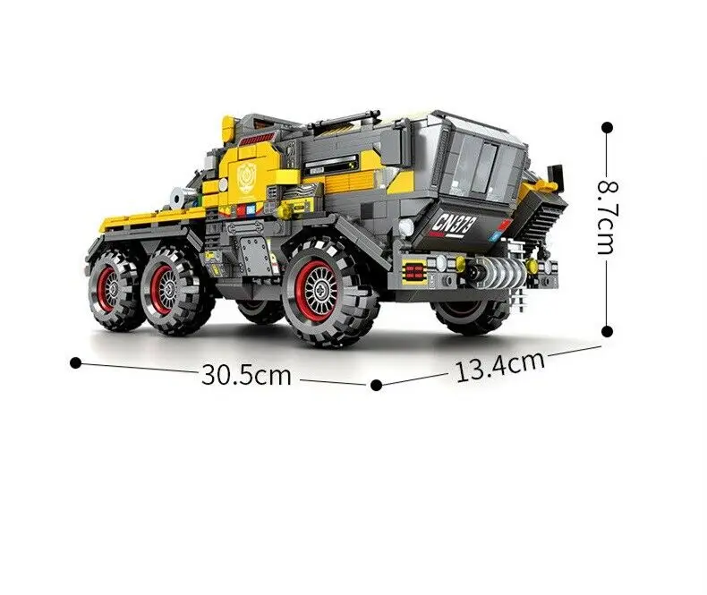 

1445pcs Sembo Bocks Kids Building Blocks Boys Toys Teens Blocks Puzzle Truck 107006 no box