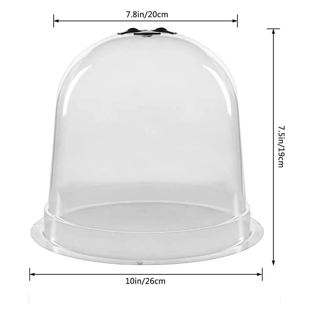 

Cloche Plant Bell Cover Anti-freeze Bell Jar Nail Plastic Mini Greenhouse For Garden Frost Freeze Cold Plant Protection Grow Box
