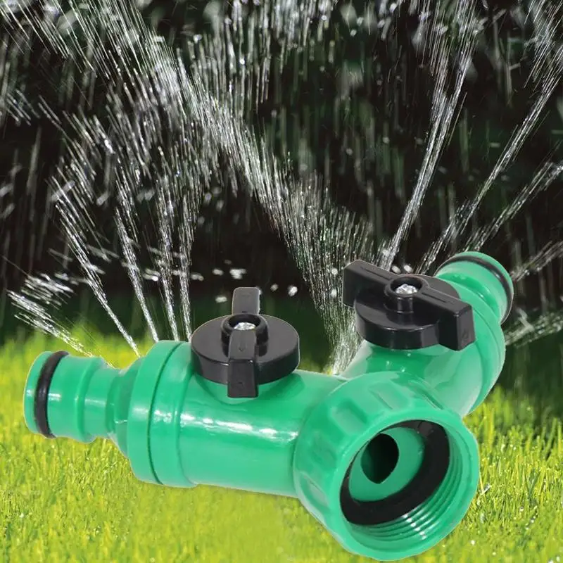 

Professional Garden Hose Pipe Connector Durable Garden Water Irrigation Screw Hose Pipe Splitter Tube Splitter Tap Connector