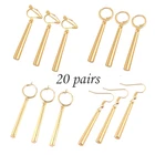 20 шт.лот Аниме One Piece Roronoa Zoro, серьги Sauron, косплей, клипсы, три подвесных крючка, серьги, ювелирные изделия, оптовая продажа