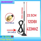 Усилитель сигнала GRANDWISDOM, 12 дБи, 5 дБи, 433 МГц