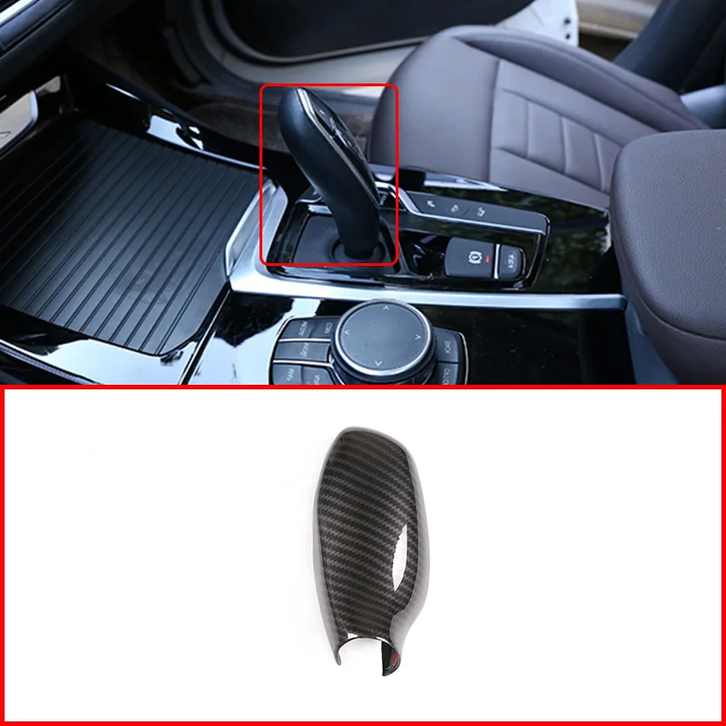 

For BMW 5 6 7 Series G11 G12 G30 18-19 Car Interior ABS ABS Gear Shift Head Protective Cover Trim Accessories Right Hand Driving