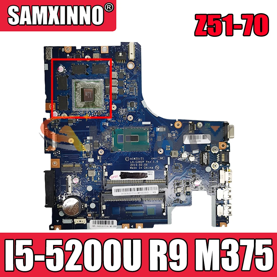 Akemy AIWZ0/Z1 LA C282P материнская плата для ноутбука Lenovo Z51 70 Y50C XIAOXIN V4000 Материнская